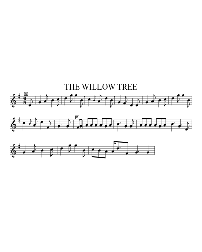 The Willow Tree (Version 7) sheet music preview