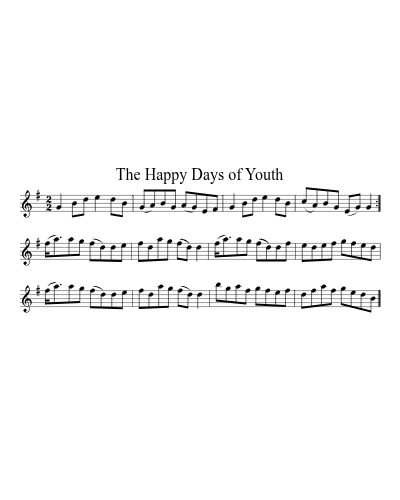 The Happy Days Of Youth (Version 2) preview