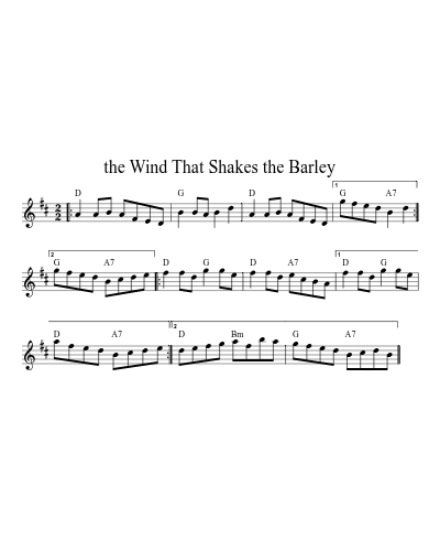 The Wind that Shakes the Barley (Version 11)