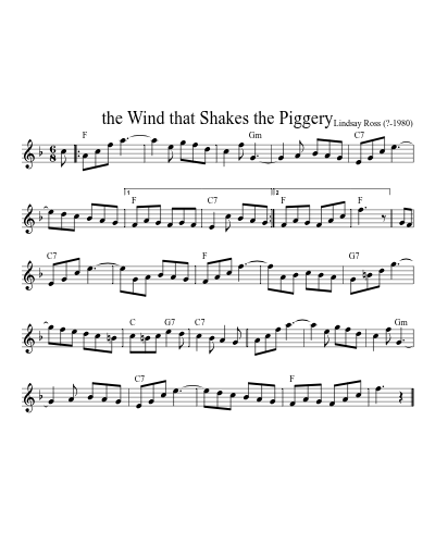 the Wind that Shakes the Piggery (Version 2)