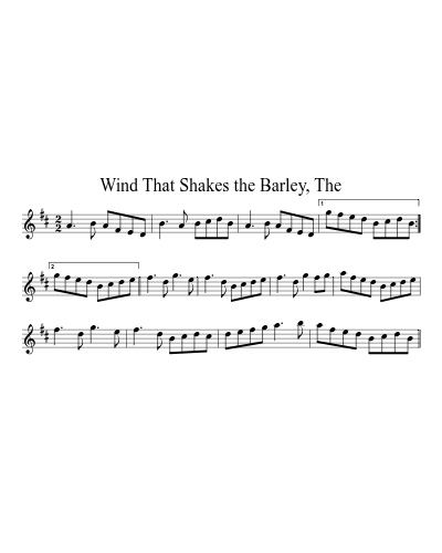 Wind That Shakes The Barley, The (Version 5) preview