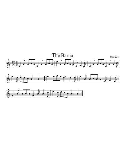 The Barna sheet music preview