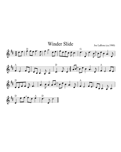 Winder Slide