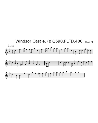 Windsor Castle. (p)1698.PLFD.400