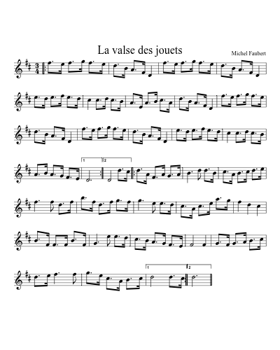 La valse des jouets
