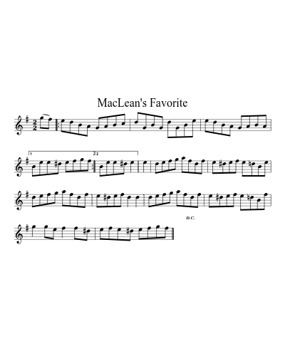 MacLean's Favorite