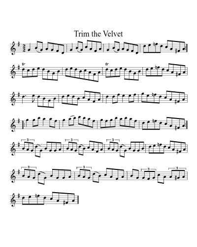 Trim The Velvet (Version 4) preview