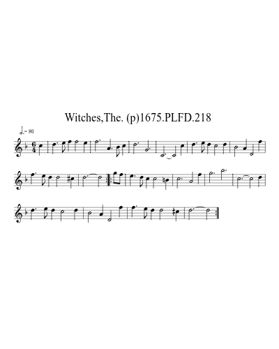 Witches,The.  (p)1675.PLFD.218