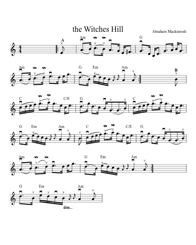 the Witches Hill