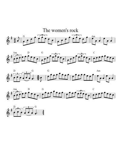 The women's rock (Version 3)