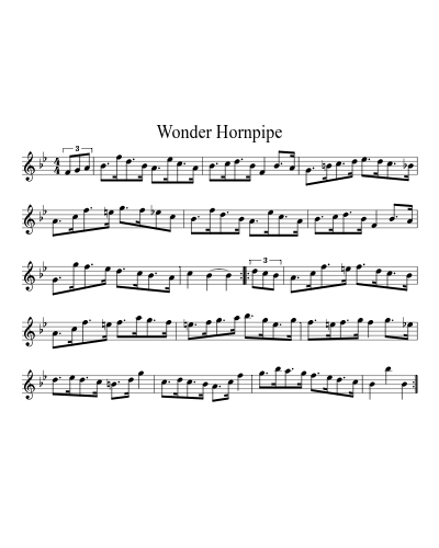 Wonder Hornpipe