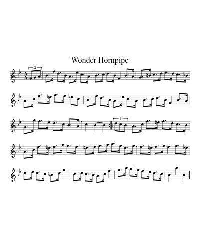 Wonder Hornpipe (Version 2)