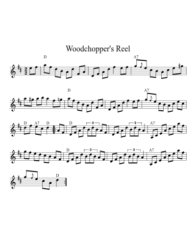 Woodchopper's Reel (Version 5)