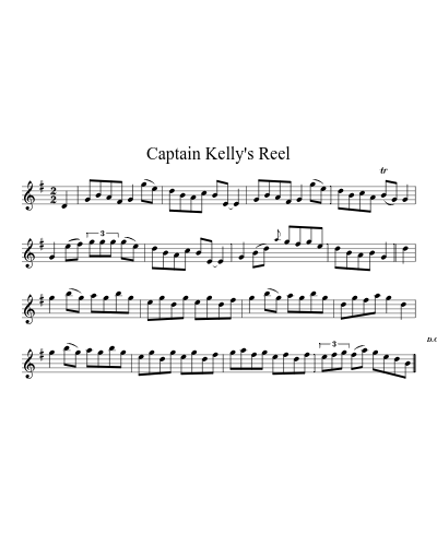 Captain Kelly's Reel preview