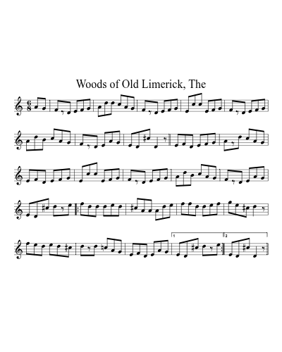 Woods of Old Limerick, The (Version 3)