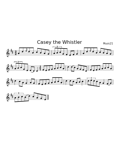 Casey the whistler (Version 2)