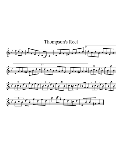 Thompson's Reel (Version 2)