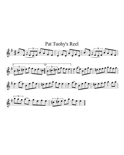 Pat Tuohy's Reel preview