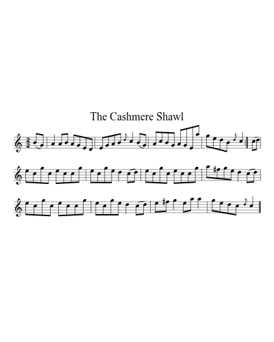 The cashmere shawl (Version 2)