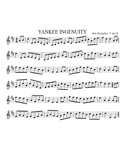 YANKEE INGENUITY (Version 2)