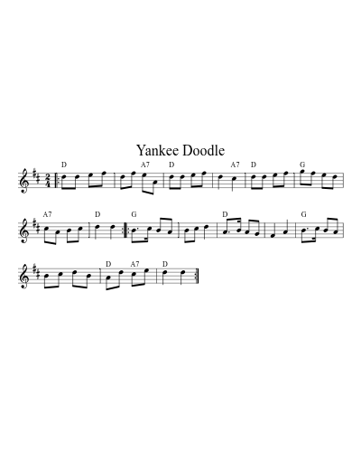 Yankee Doodle (Version 6)
