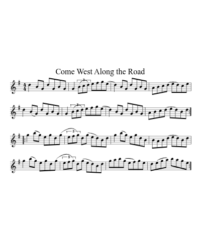 Come West Along The Road (Version 3)