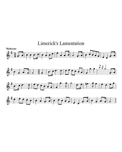 Limerick's Lamentation (Version 2) preview