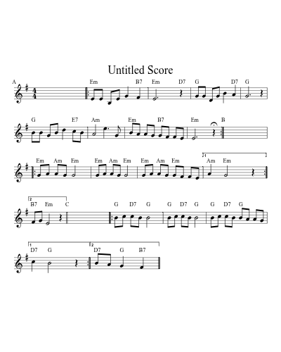 Yismechu Hashamayim Tune sheet music preview