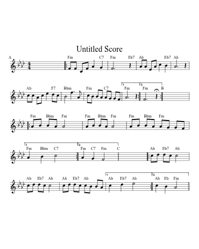 Yismechu Hashamayim Tune (Version 2) sheet music preview