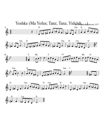 Yoshke (Ma Yofus; Tanz, Tanz, Yideleh, ...) (Version 2)