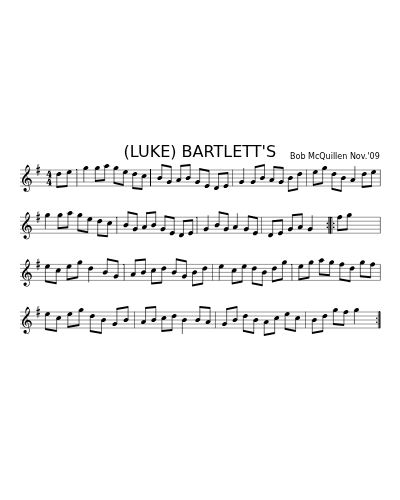 (LUKE) BARTLETT'S