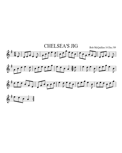 CHELSEA'S JIG