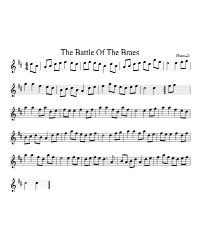 The Battle Of The Braes