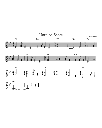 ZW Silent Night Bb F C G 24 2 preview