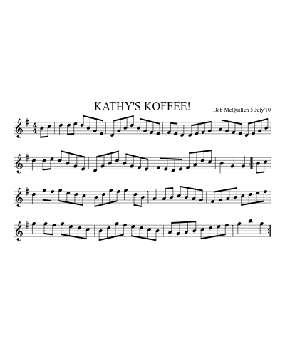 KATHY'S KOFFEE!