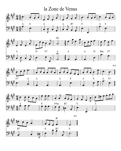 La Zone de Venus (Version 3)