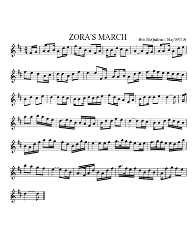 ZORA'S MARCH (Version 4)