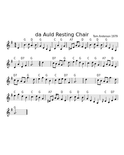 da Auld Resting Chair (airs)