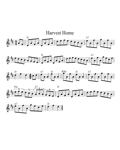 Harvest Home (hornpipes)