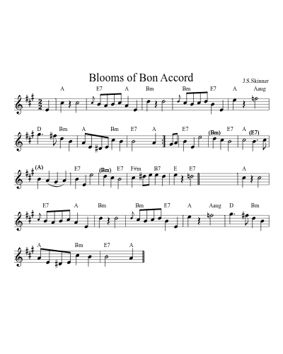 Blooms of Bon Accord (marches)