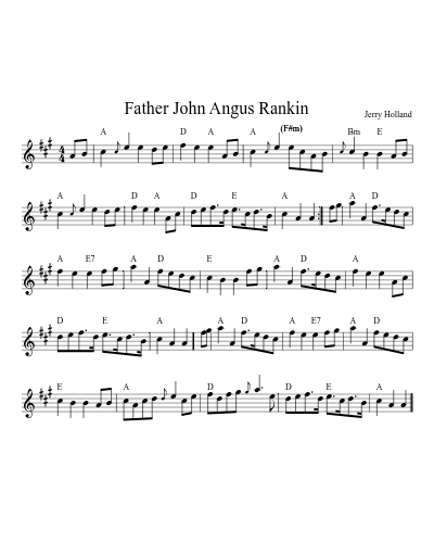 Father John Angus Rankin (marches) preview