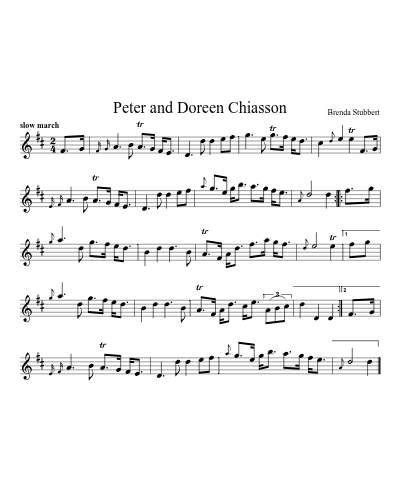 Peter and Doreen Chiasson (marches) preview