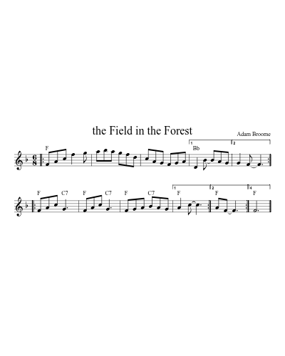the Field in the Forest (New Cj)