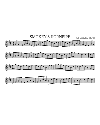 SMOKEY'S HORNPIPE