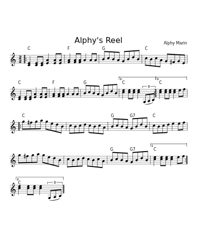 Alphy's Reel (New Cr)
