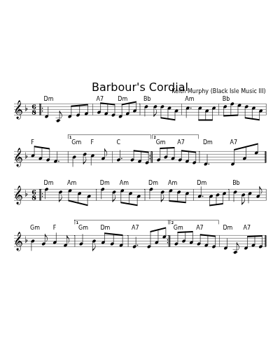 Barbour's Cordial (New Contra)