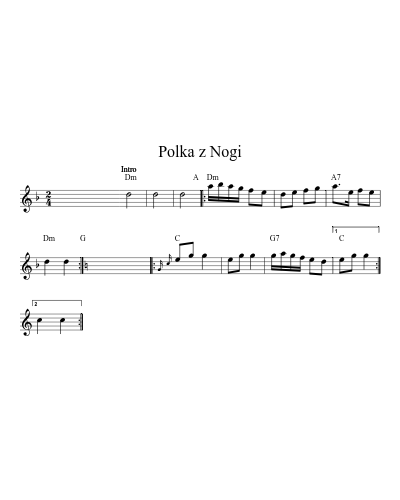 Polka z Nogi (New Polish) (#67684)