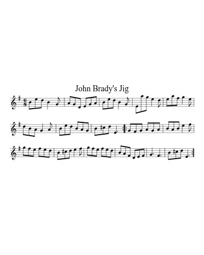 John Brady's Jig