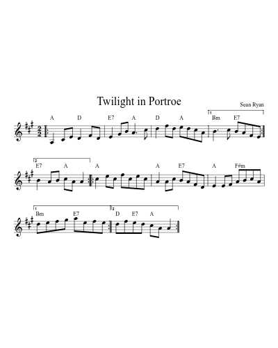 Twilight in Portroe (Reel A) (#67777)