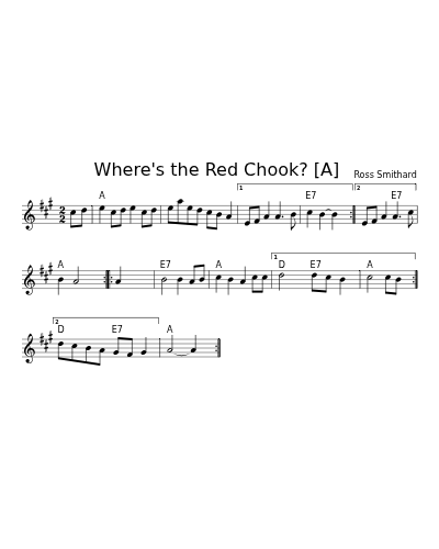 Where's the Red Chook?  [A] (reels)